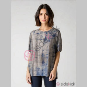 LuLaRoe Navy Silver Tee Shirt Size XS